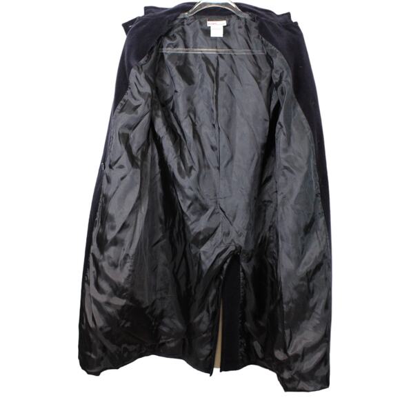 Vintage KORS Michael Kors Purple Velvet Military Midi Coat Double Breasted Italy - Picture 8 of 10